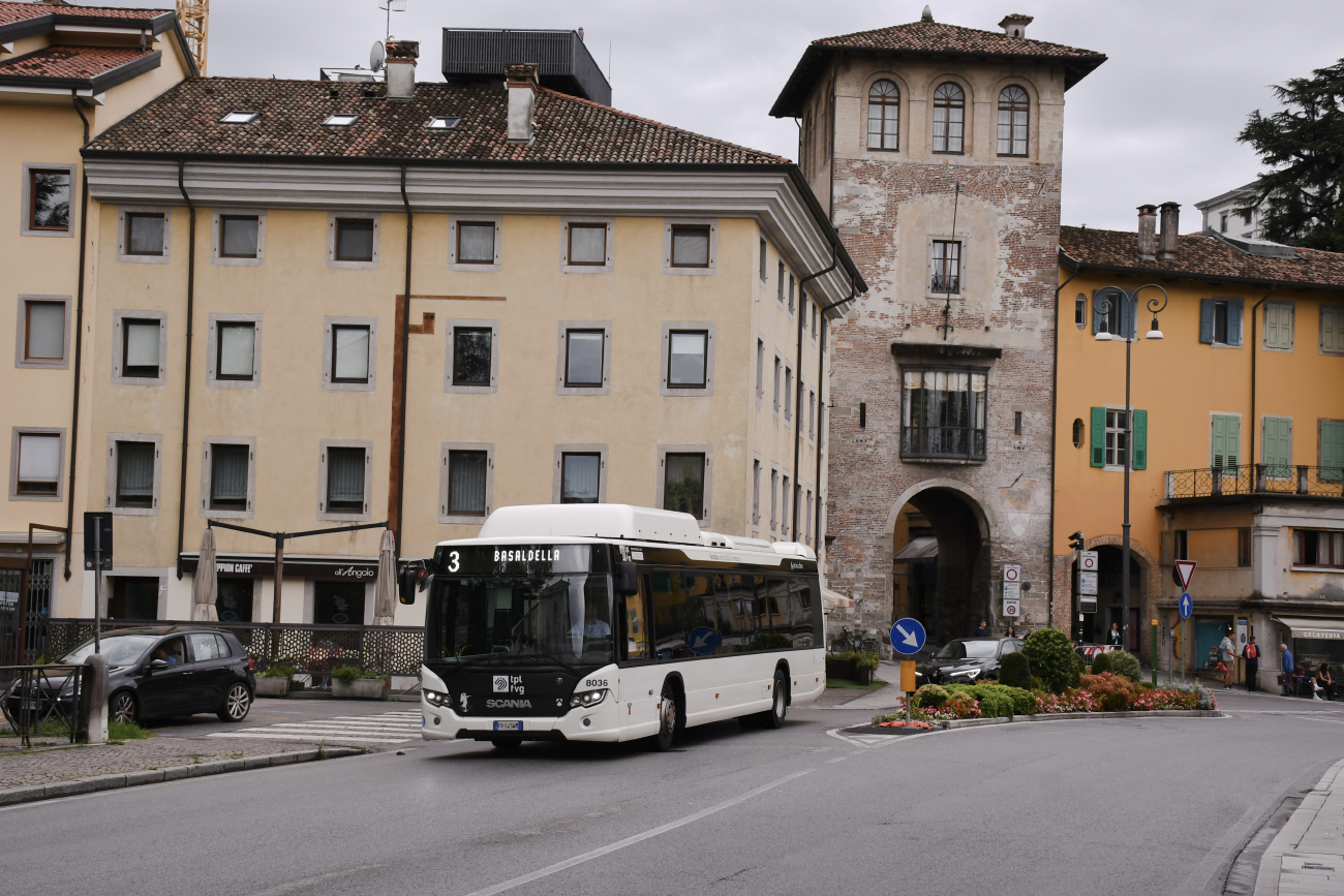 Udine, Scania Citywide LF CNG # 8036
