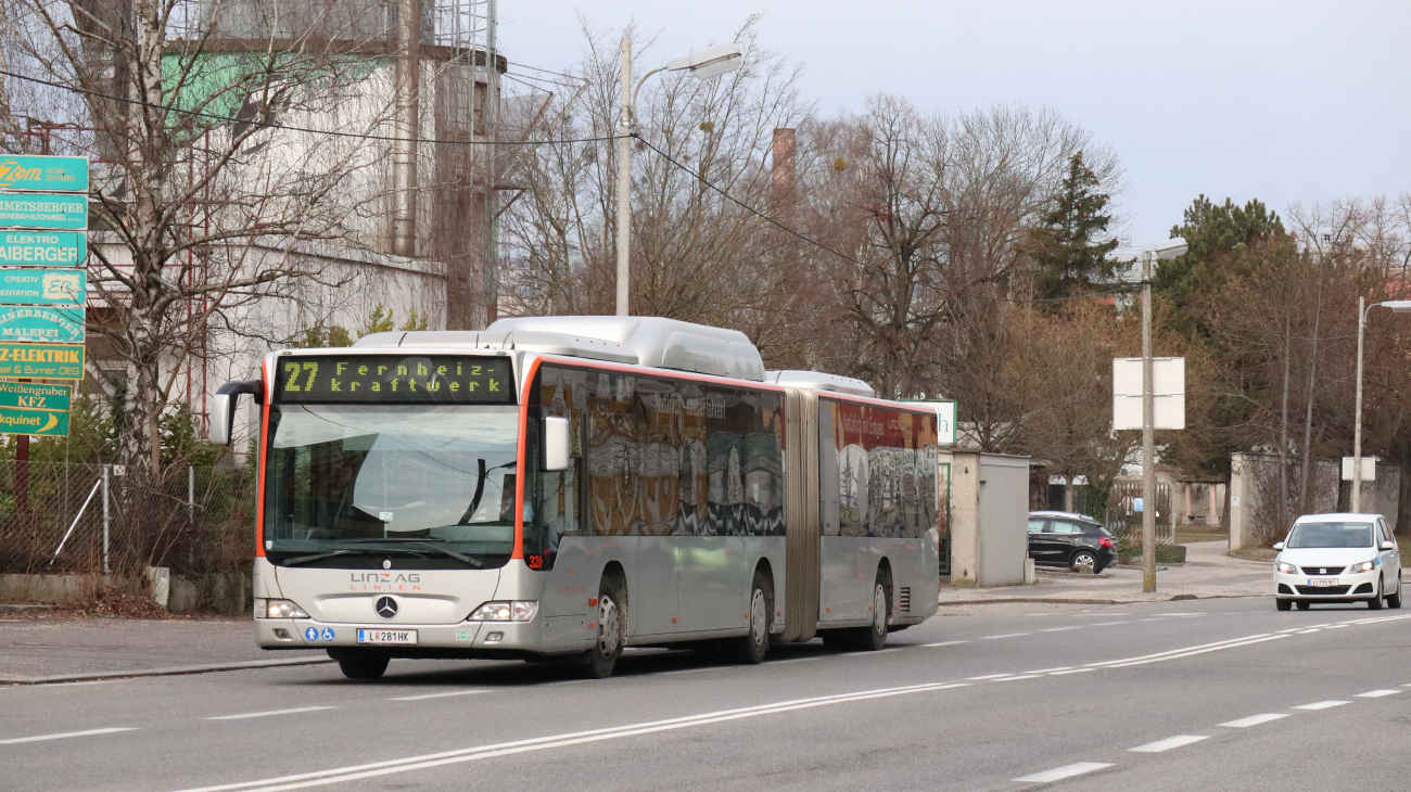 Linz, Mercedes-Benz O530 Citaro Facelift G CNG # 328