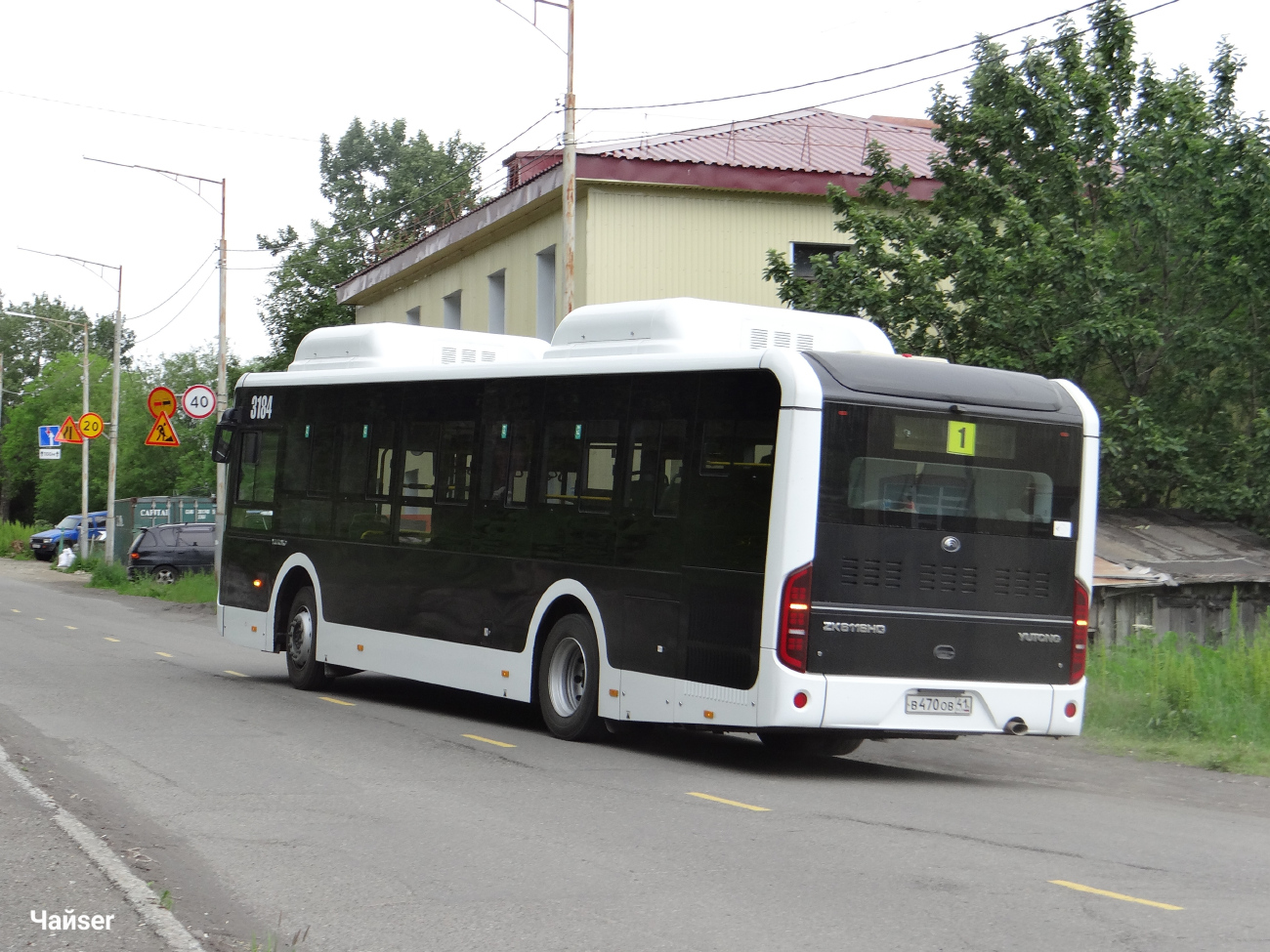 Petropavlovsk-Kamchatskiy, Yutong ZK6116HG (CNG) # 3184