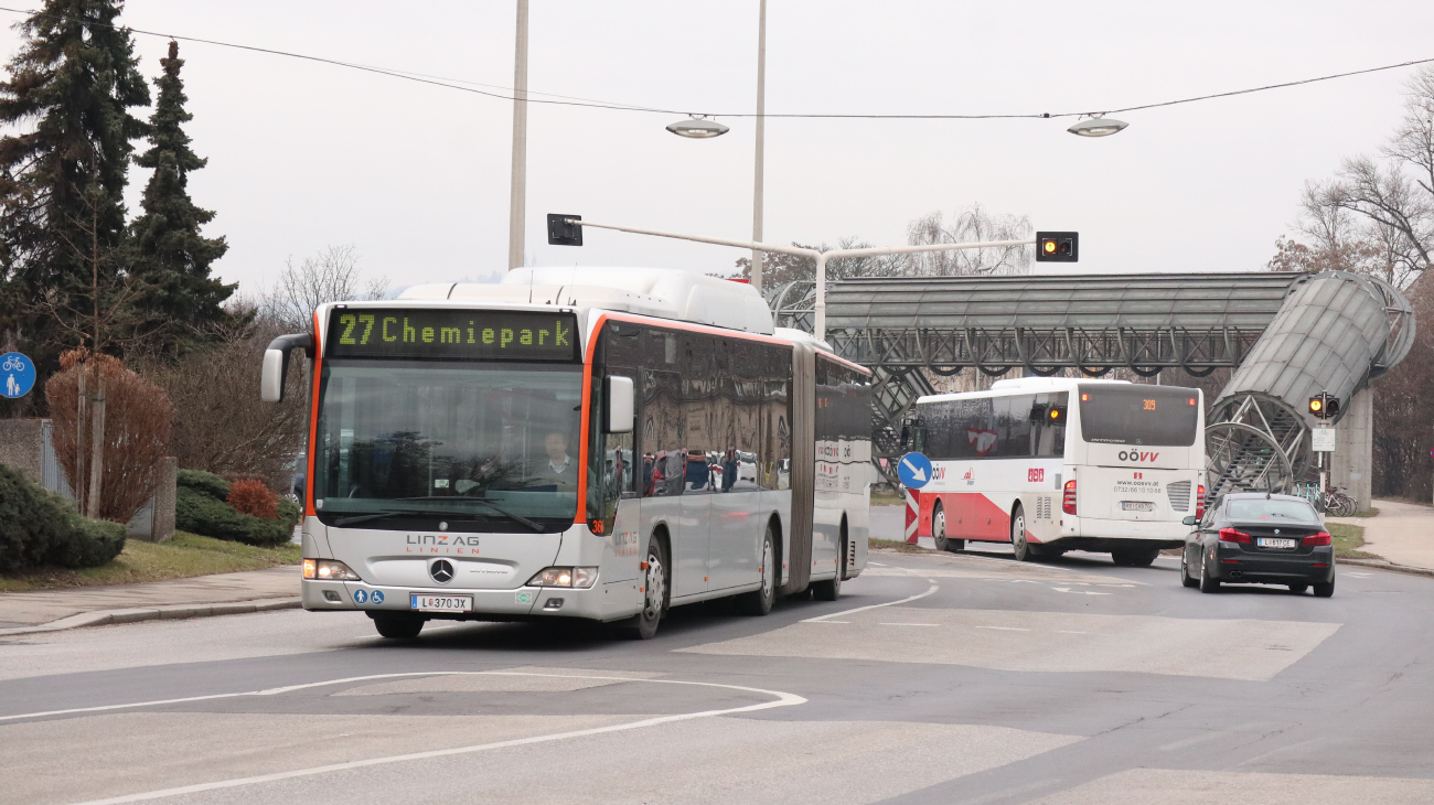 Linz, Mercedes-Benz O530 Citaro Facelift G CNG # 360