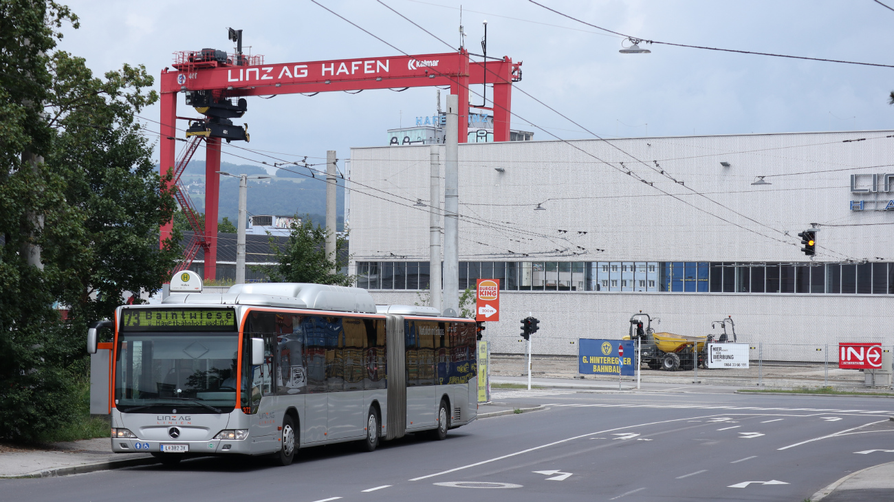 Linz, Mercedes-Benz O530 Citaro Facelift G CNG # 372