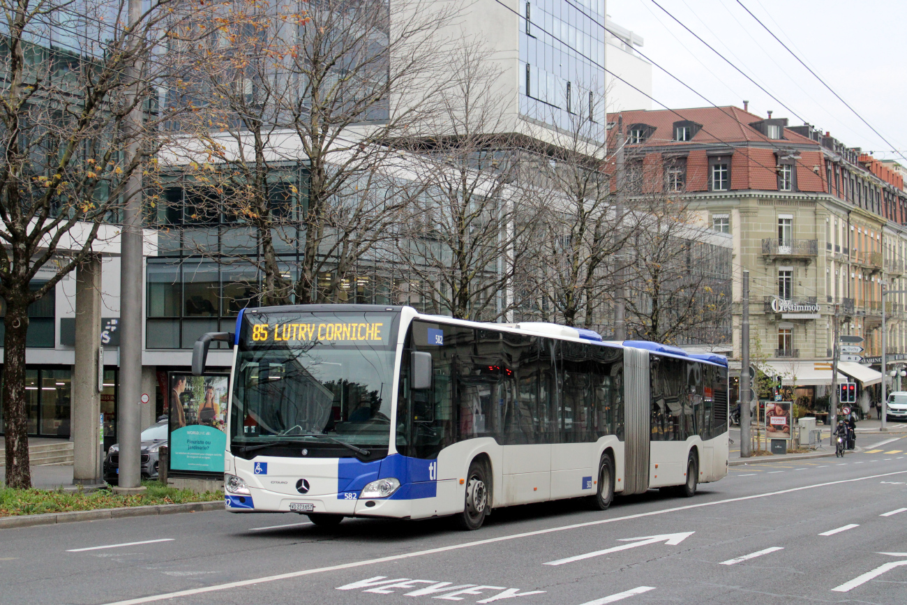 Lausanne, Mercedes-Benz Citaro C2 G nr. 582