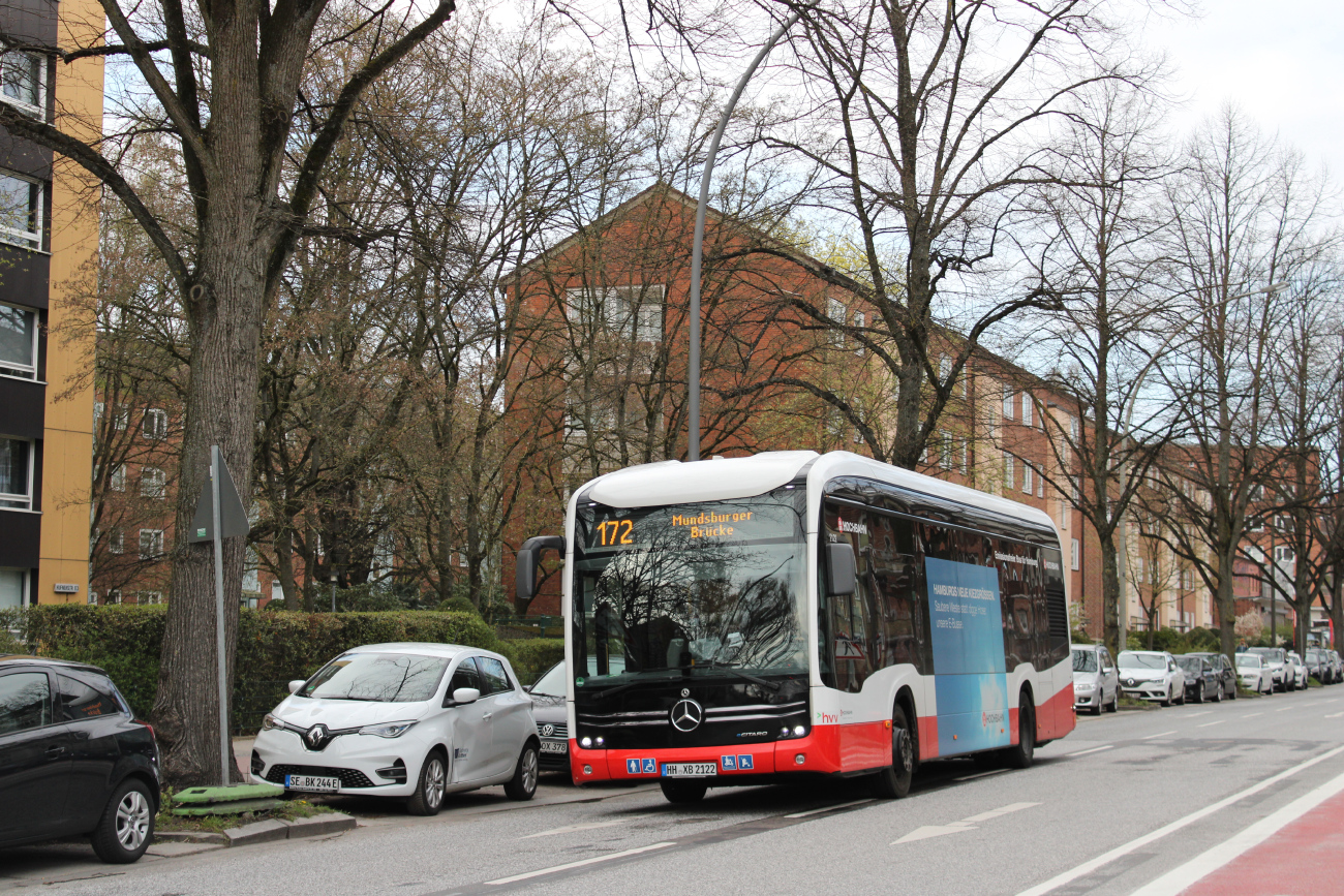 Hamburg, Mercedes-Benz eCitaro č. 2122