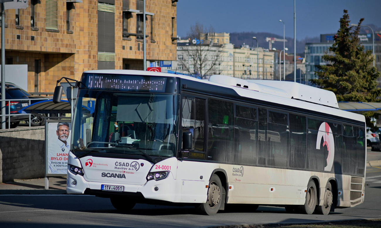 Ostrava, Scania Citywide LE 13.7M CNG nr. 24-0001