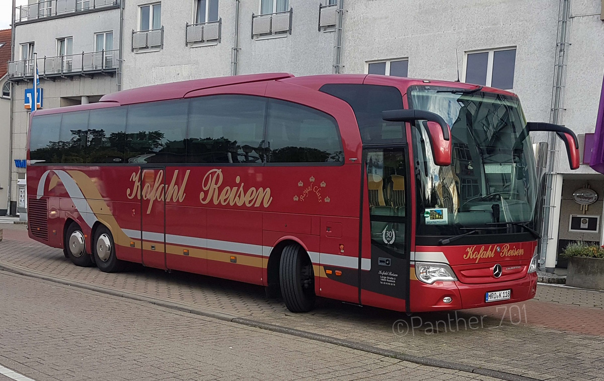 Rostock, Mercedes-Benz O580 Travego I 16RHD M # HRO-K 118