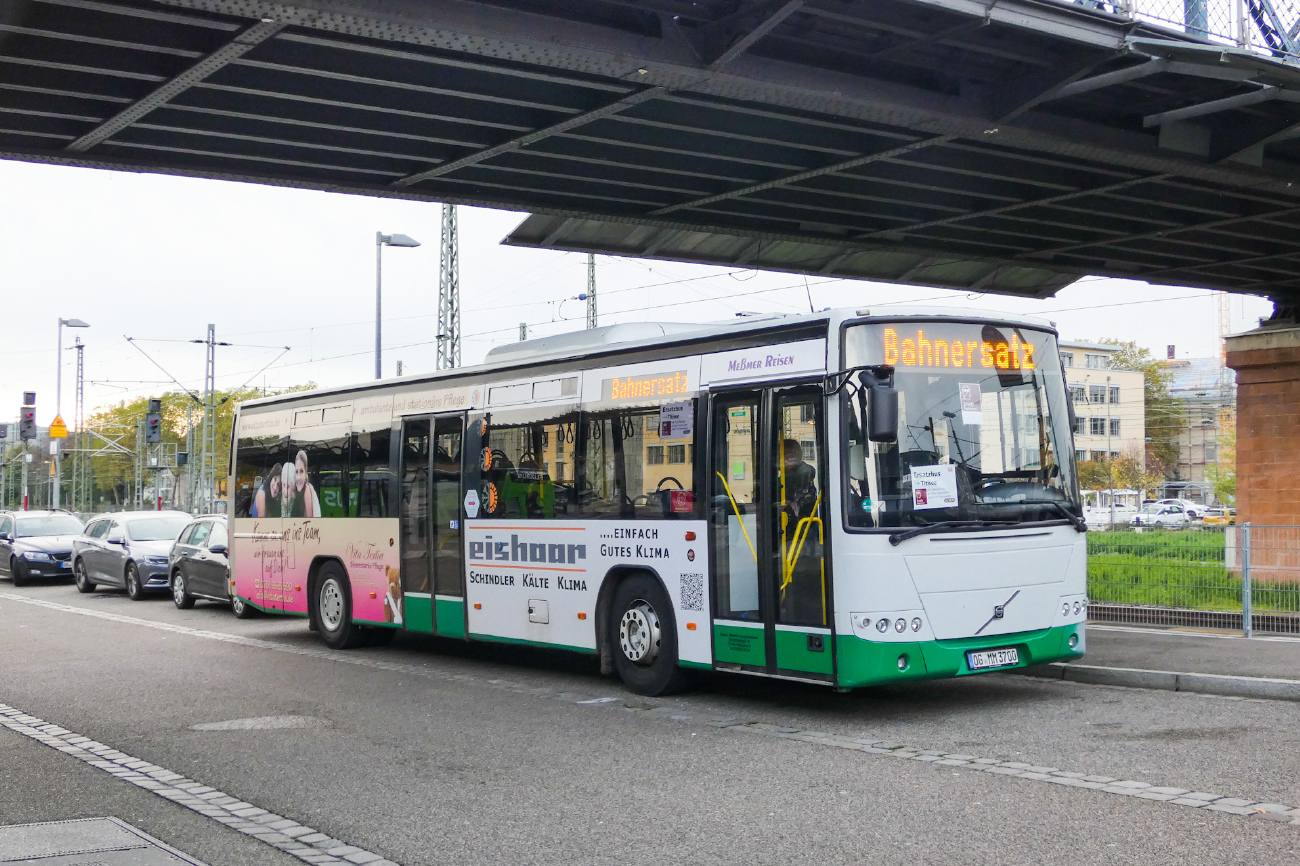 Offenburg, Volvo 8700LE č. OG-MM 3700; Freiburg im Breisgau — SEV Höllentalbahn