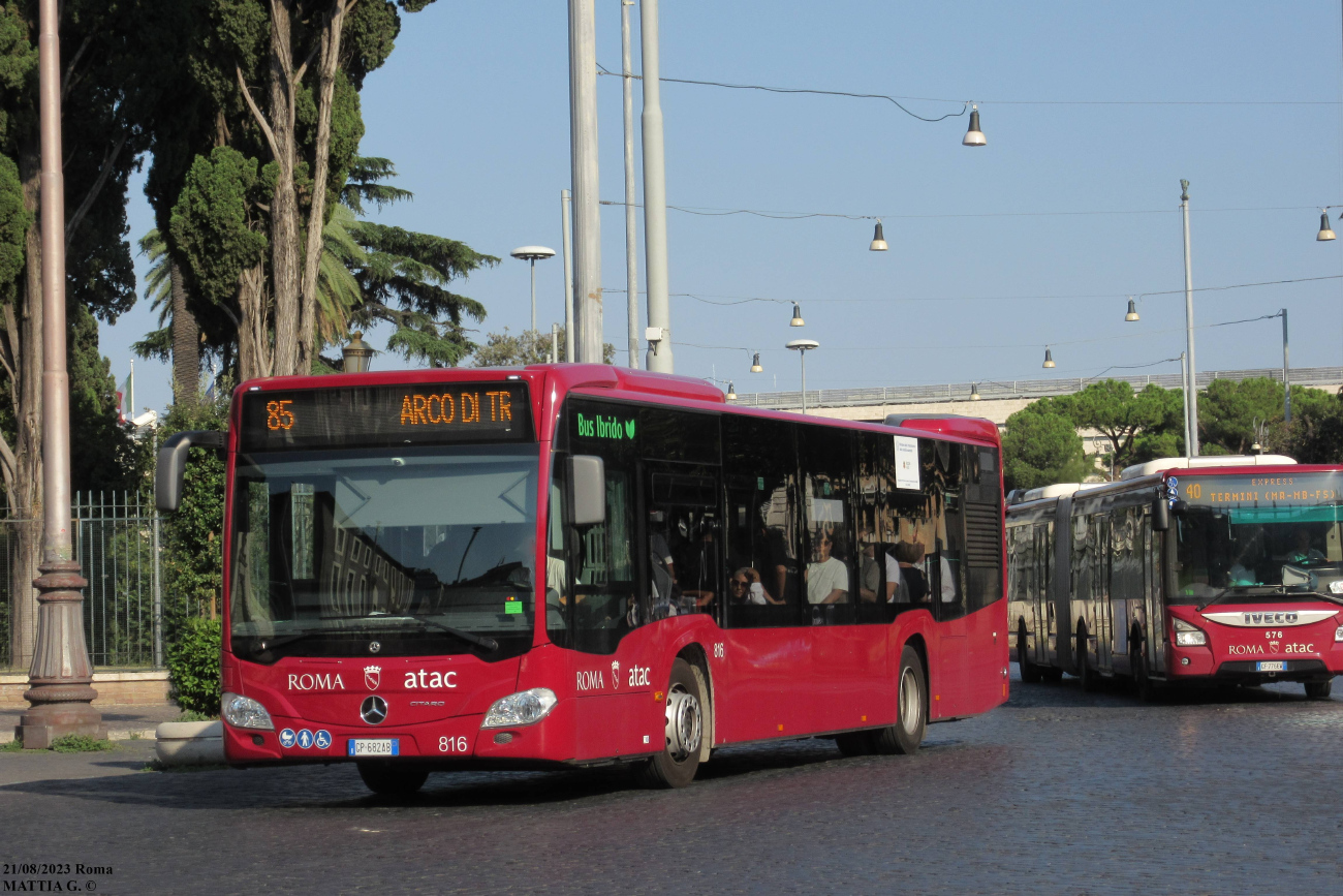 Rome, Mercedes-Benz Citaro C2 Hybrid # 816