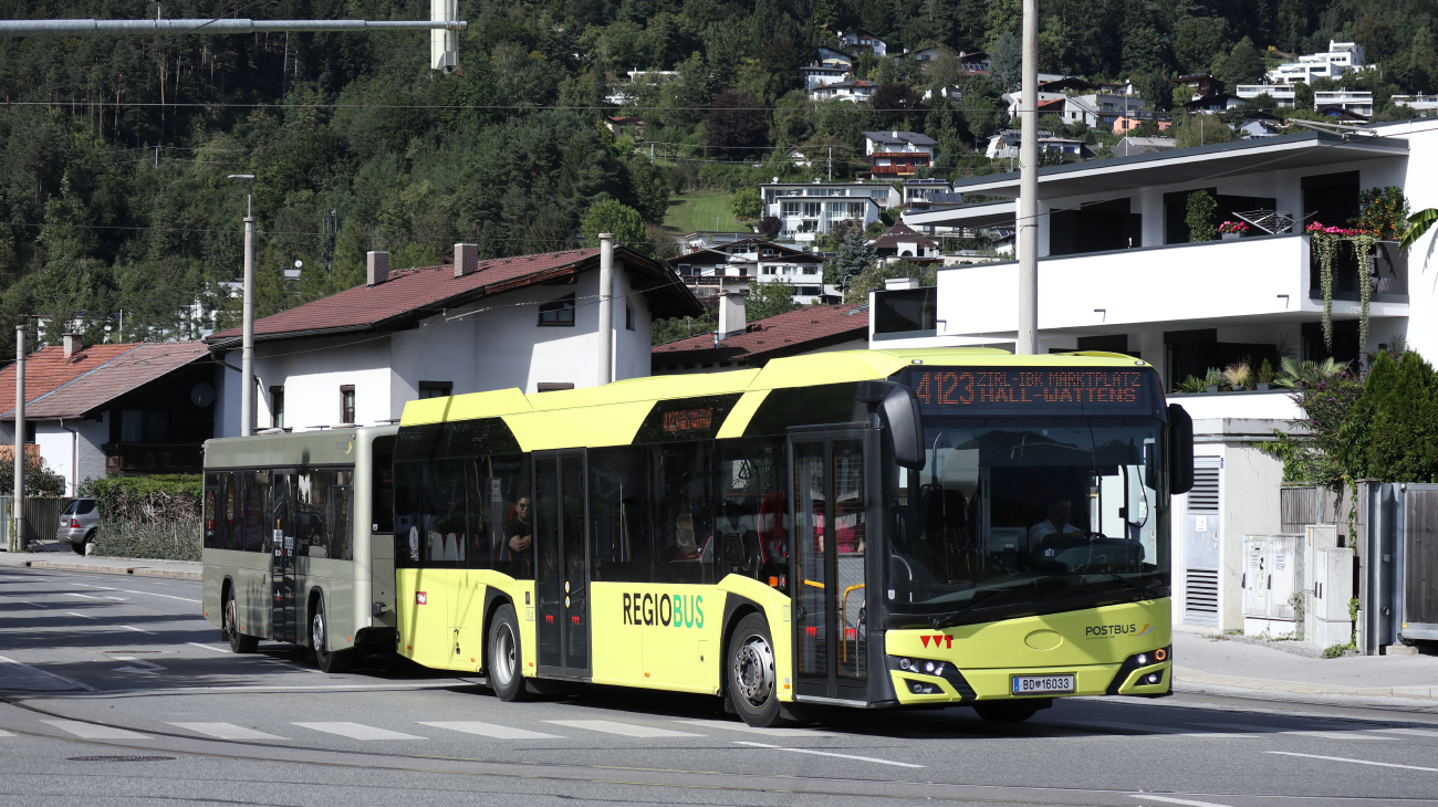 Innsbruck, Solaris Urbino IV 12 # 16033; Innsbruck, Hess APM 5.6-13 # 13201