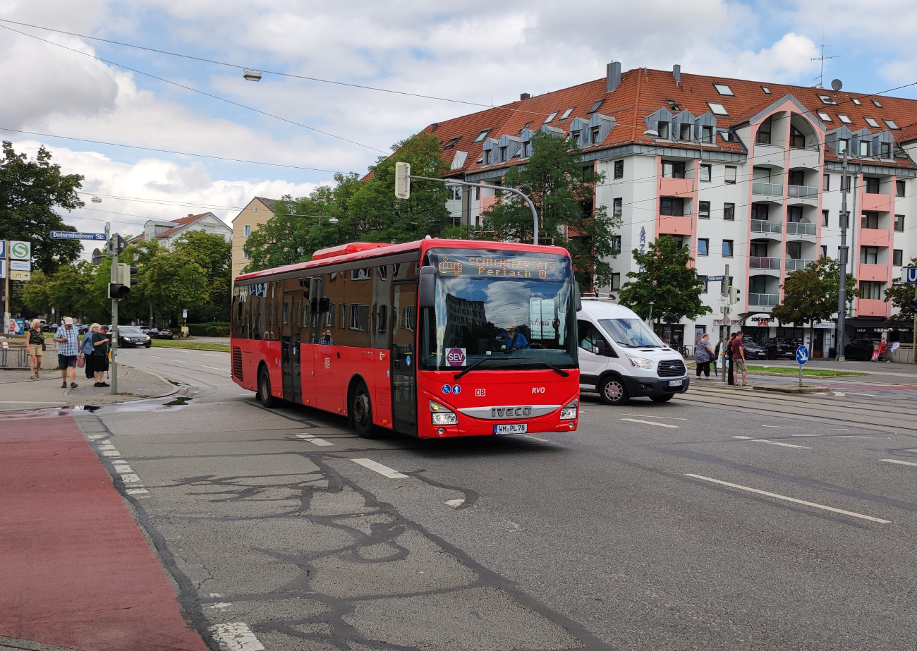 Weilheim in Oberbayern, IVECO Crossway LE Line 12M Nr. WM-PL 78