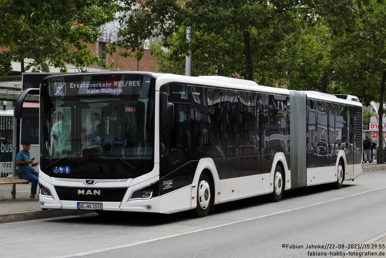 Aachen, MAN 18C Lion's City NG360 EfficientHybrid # AC-WO 3333