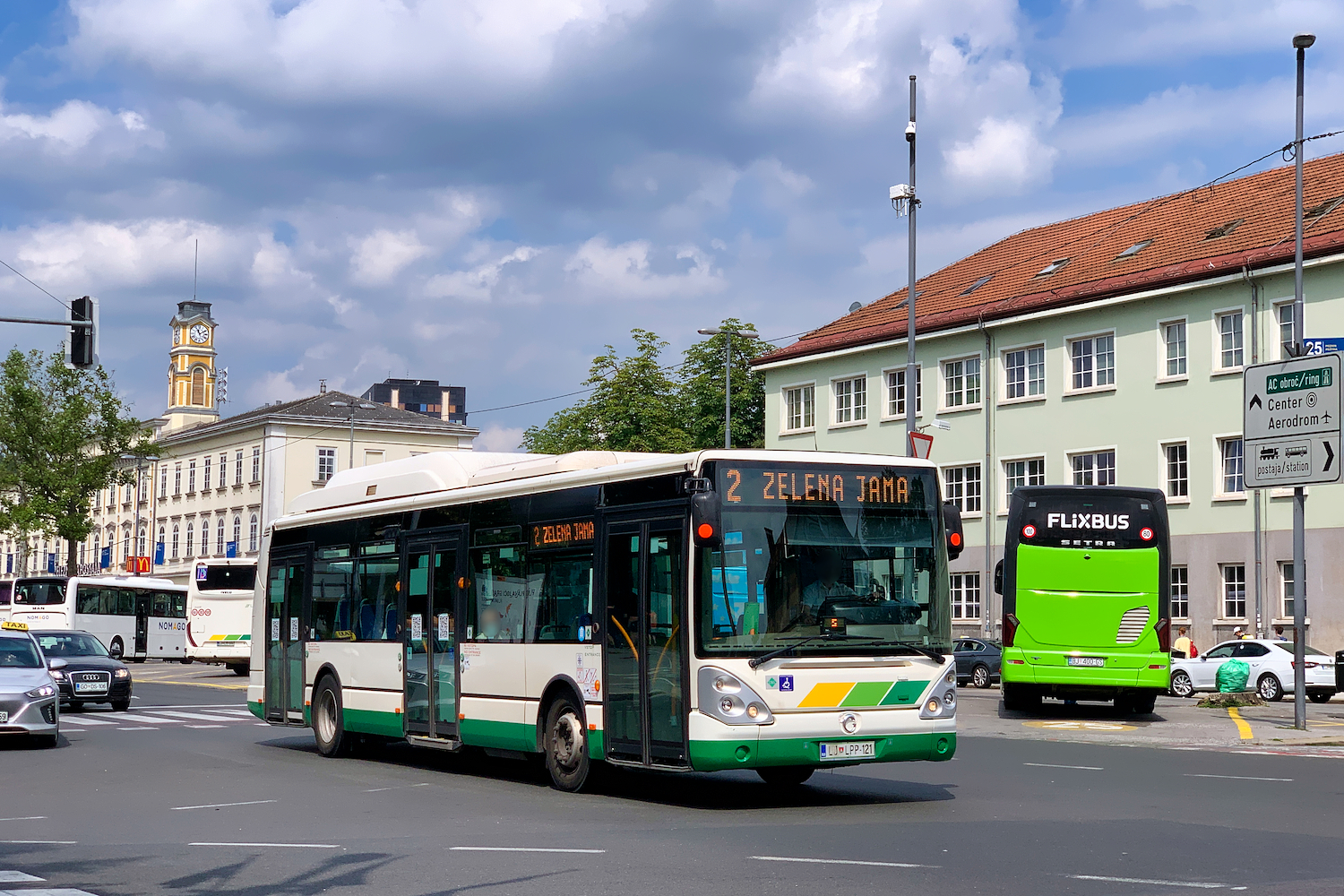 Ljubljana, Irisbus Citelis 12M CNG # 121