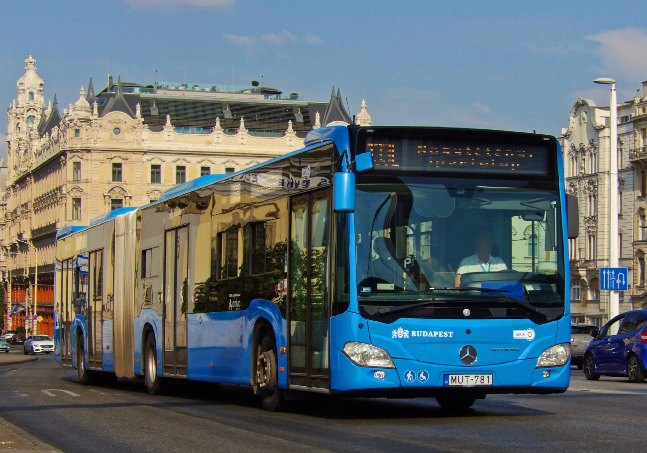 Budapest, Mercedes-Benz Citaro C2 G # MUT-781