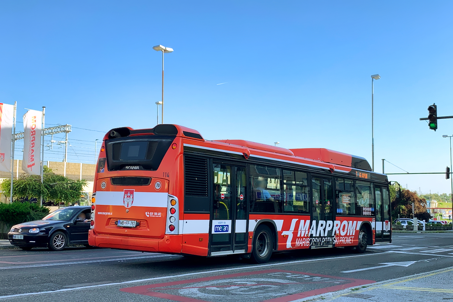 Maribor, Scania Citywide LF CNG # 114