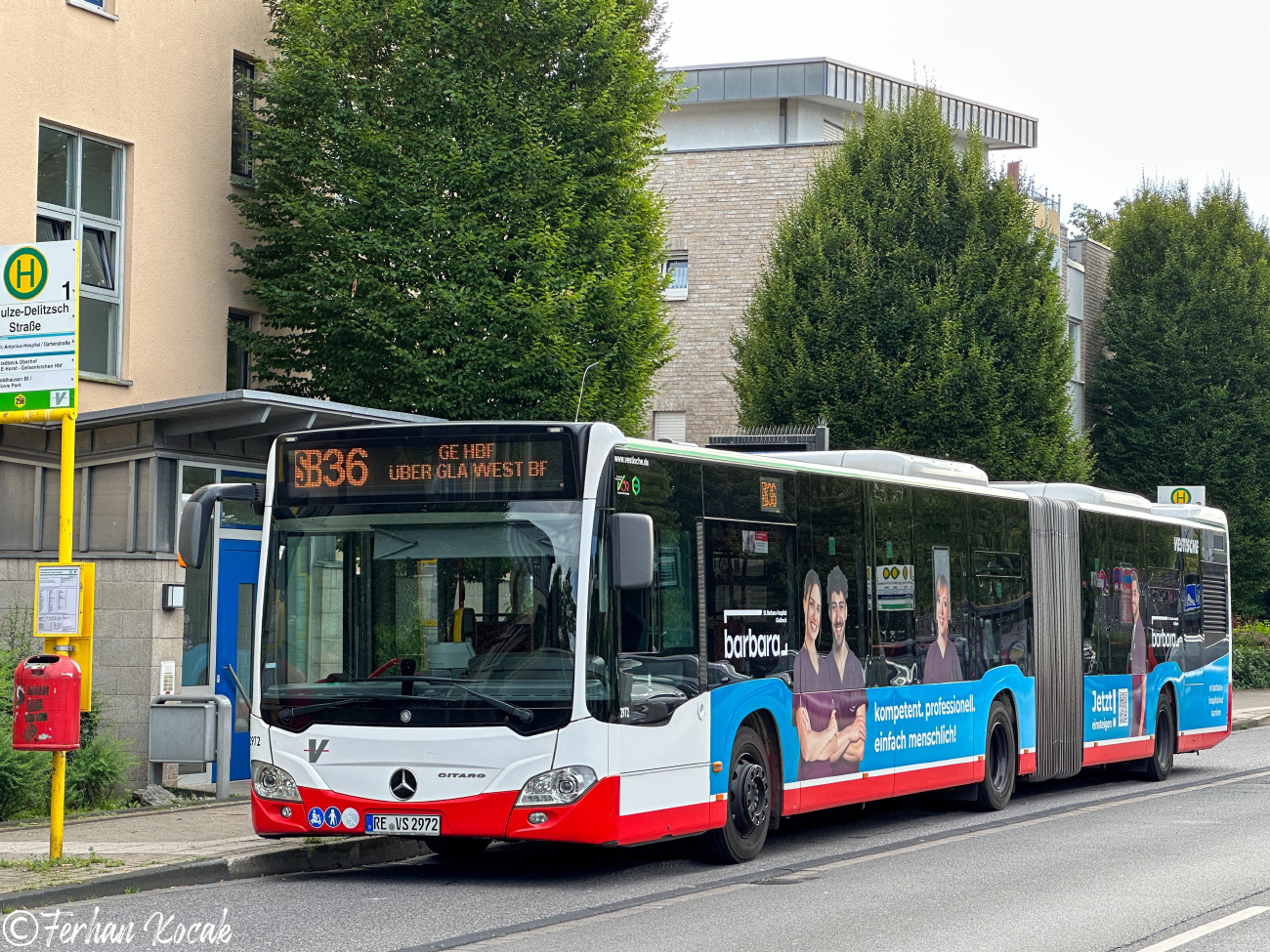 Herten, Mercedes-Benz Citaro C2 G # 2972