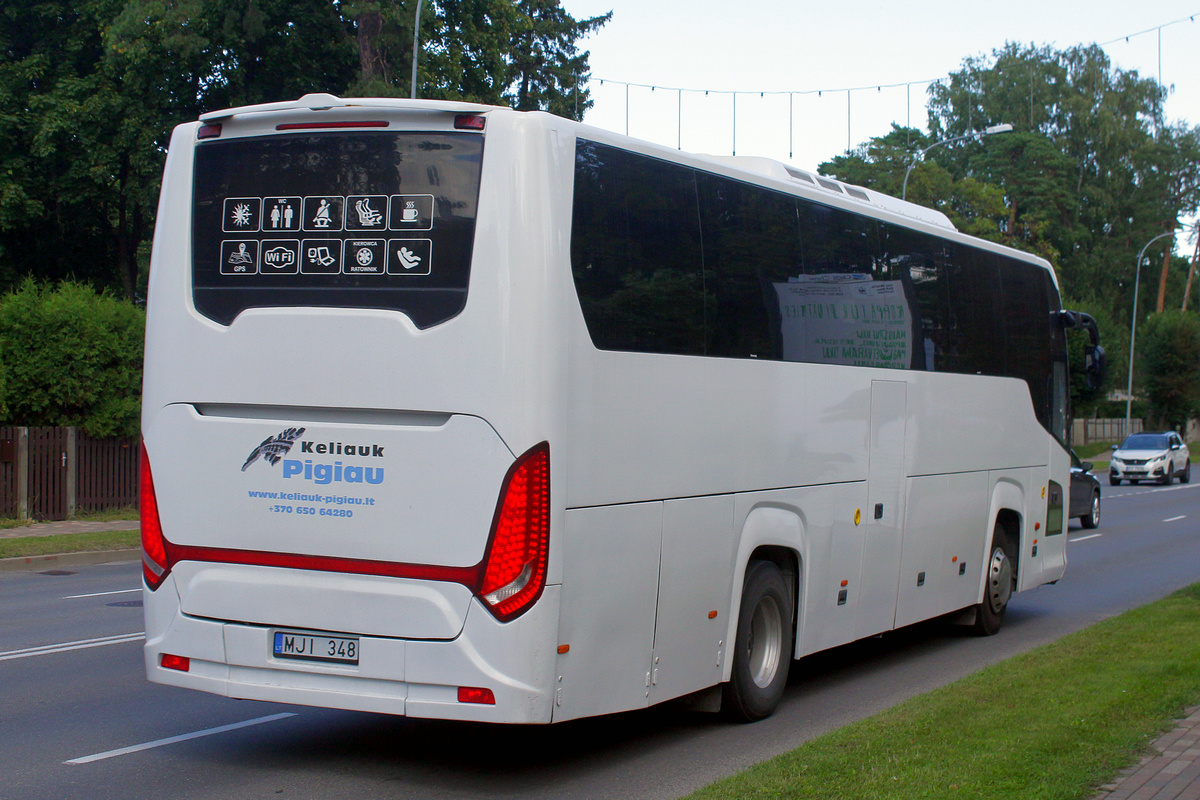 Šilutė, Scania Touring HD (Higer A80T) č. MJI 348