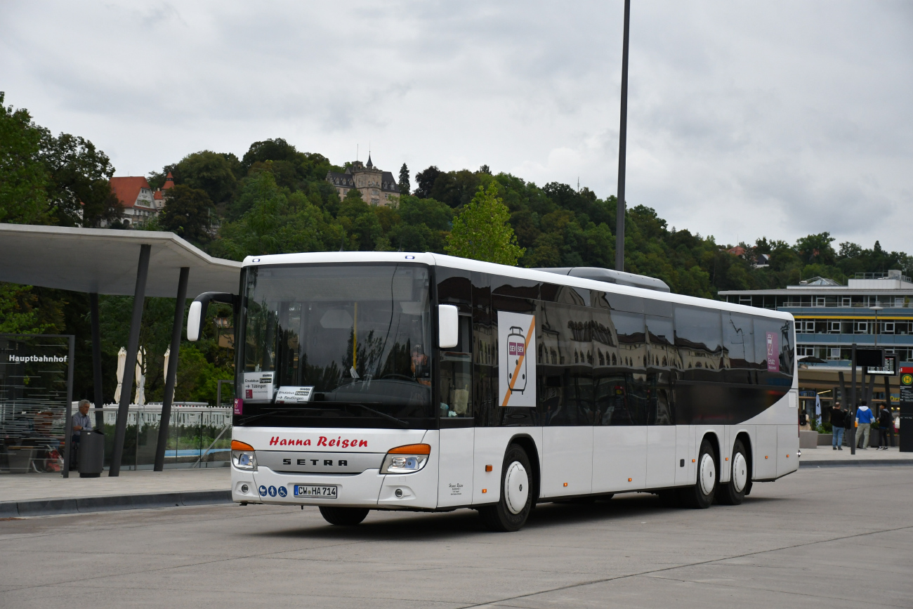 Calw, Setra S418LE business # CW-HA 714; Stuttgart — SEV Stuttgart <> Tübingen (Neckar-Alb-Bahn)