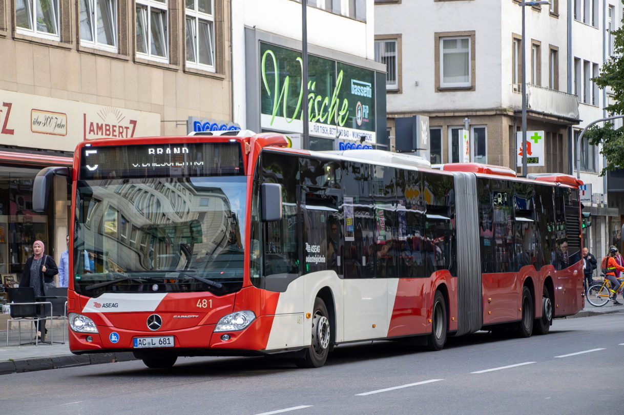 Aachen, Mercedes-Benz Citaro C2 GL CapaCity № 481