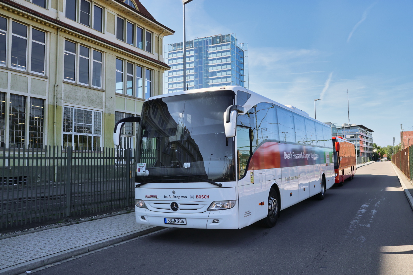 Böblingen, Mercedes-Benz Tourismo 16RHD-II M/2 # BB-K 204; Böblingen — SEV (Stuttgart -) Böblingen — Singen (Gäubahn)