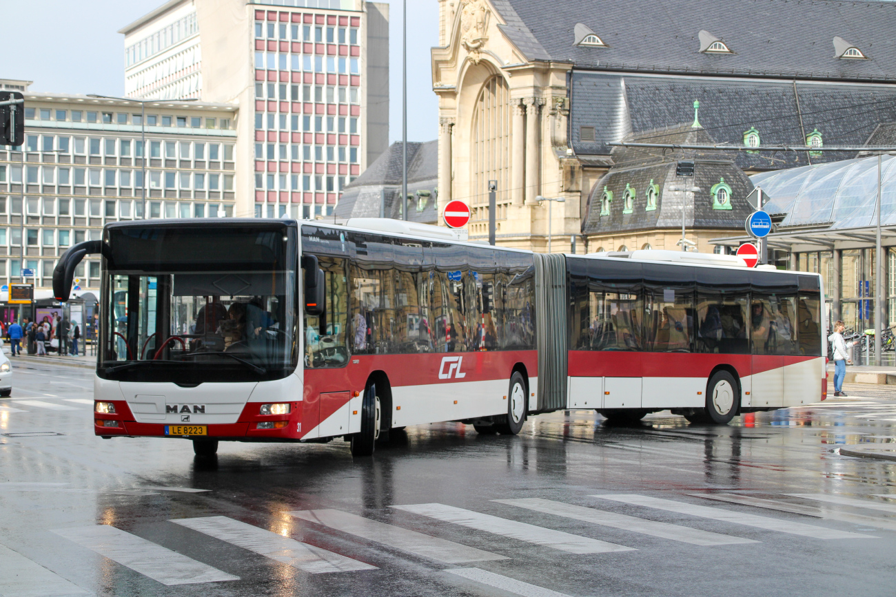Luxembourg-ville, MAN A40 Lion's City GL NG363 # 31