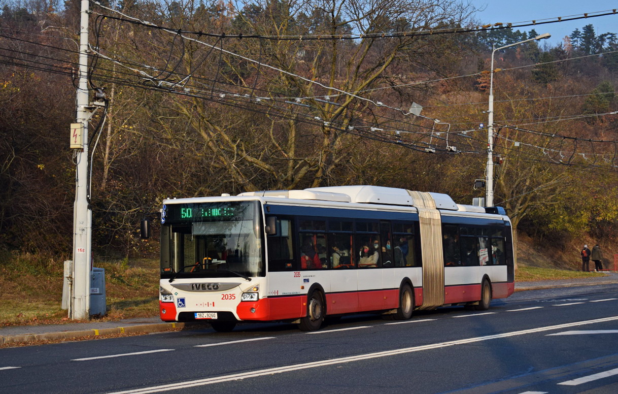 Brno, IVECO Urbanway 18M CNG No. 2035