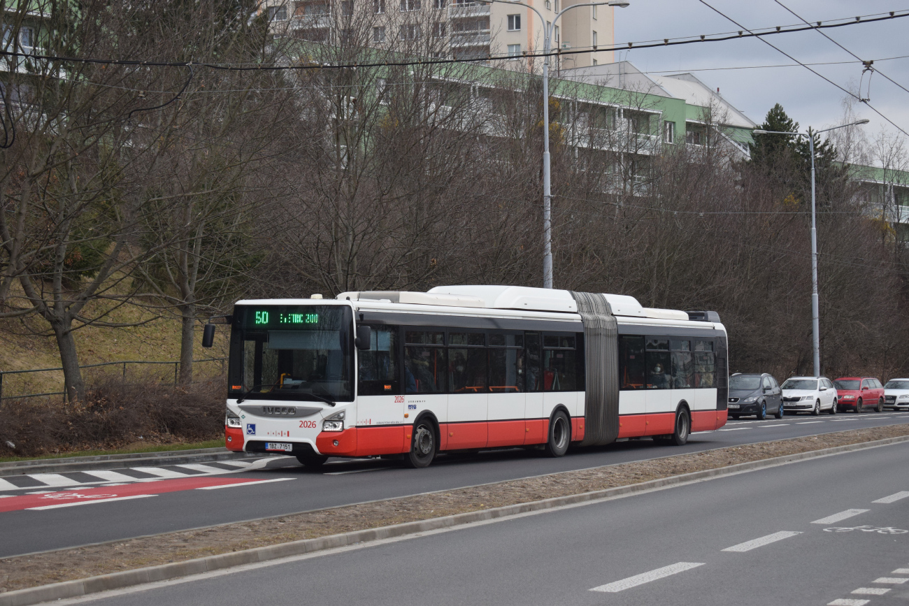 Брно, IVECO Urbanway 18M CNG № 2026