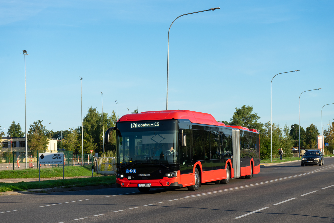 Daugavpils, Scania Citywide LFA II 18M CNG # 381