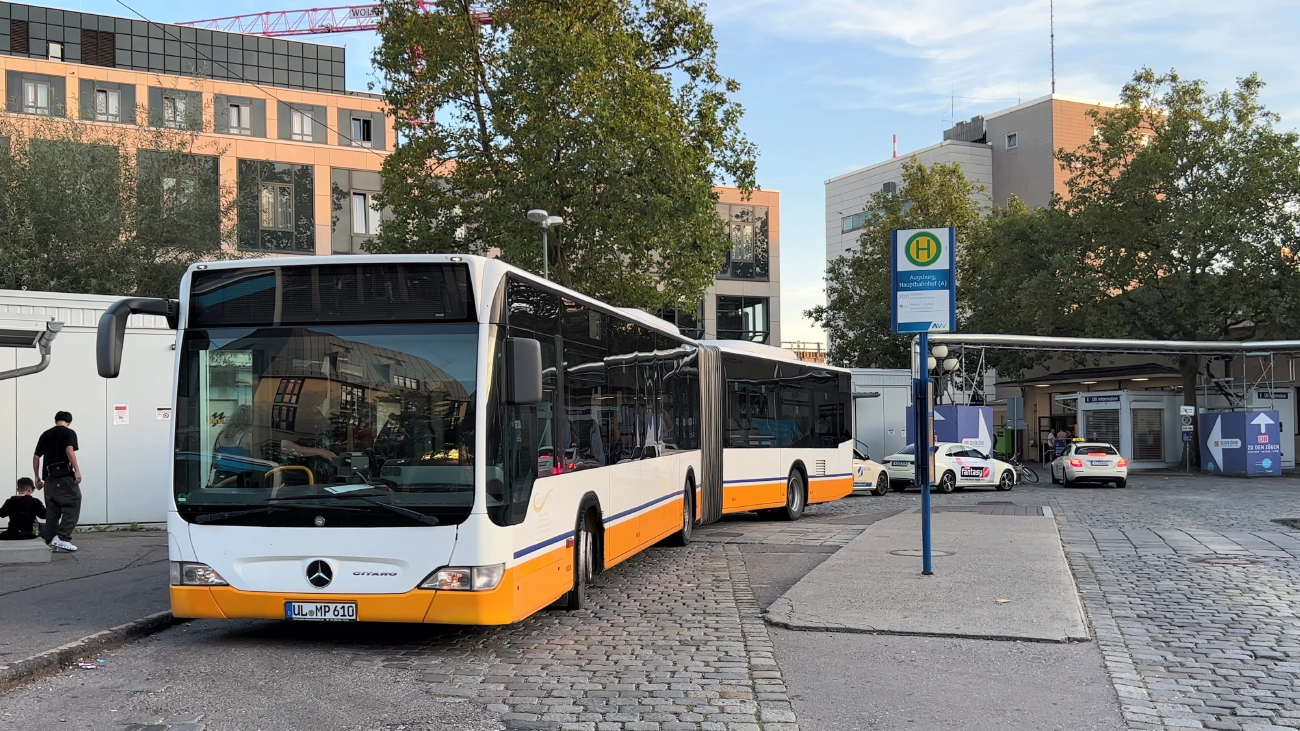 Ulm, Mercedes-Benz O530 Citaro Facelift G # UL-MP 610; Nuremberg — SEV Nürnberg <> Augsburg