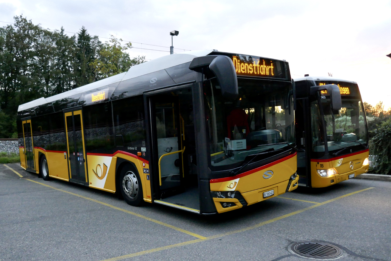 Bern, Solaris Urbino IV 12 # 11936; Bern, Mercedes-Benz O530 Citaro Facelift # 5423