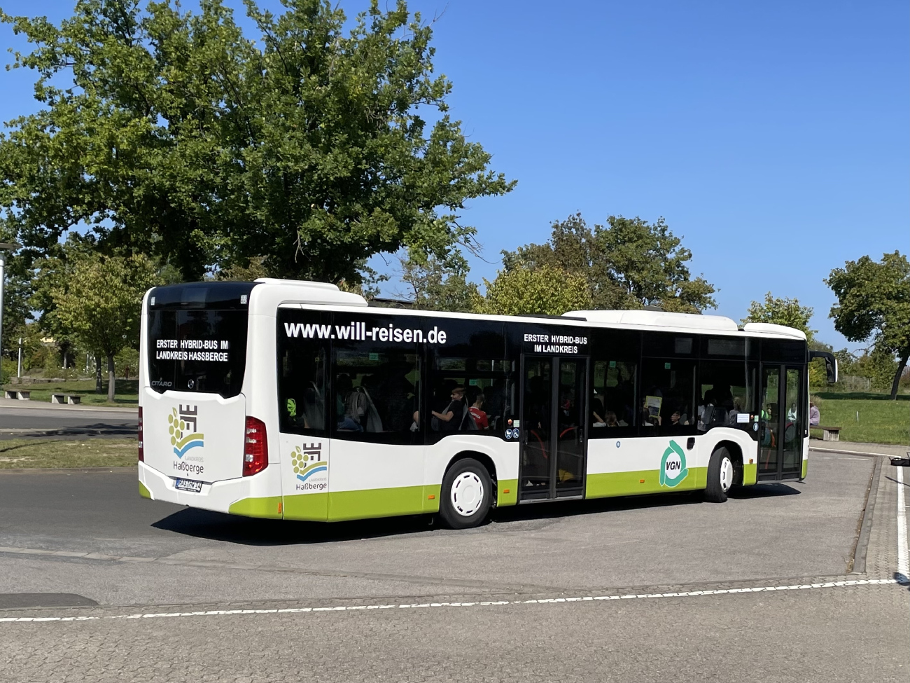 Haßfurt, Mercedes-Benz Citaro C2 Hybrid # HAS-HW 14; Haßfurt — Linienbündel 3 — Will Reisen