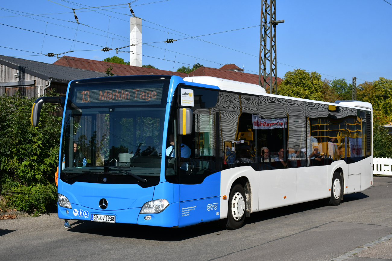 Göppingen, Mercedes-Benz Citaro C2 Hybrid # 38; Göppingen — 38. IMA — 13. Märklintage — Shuttleverkehr (2023)