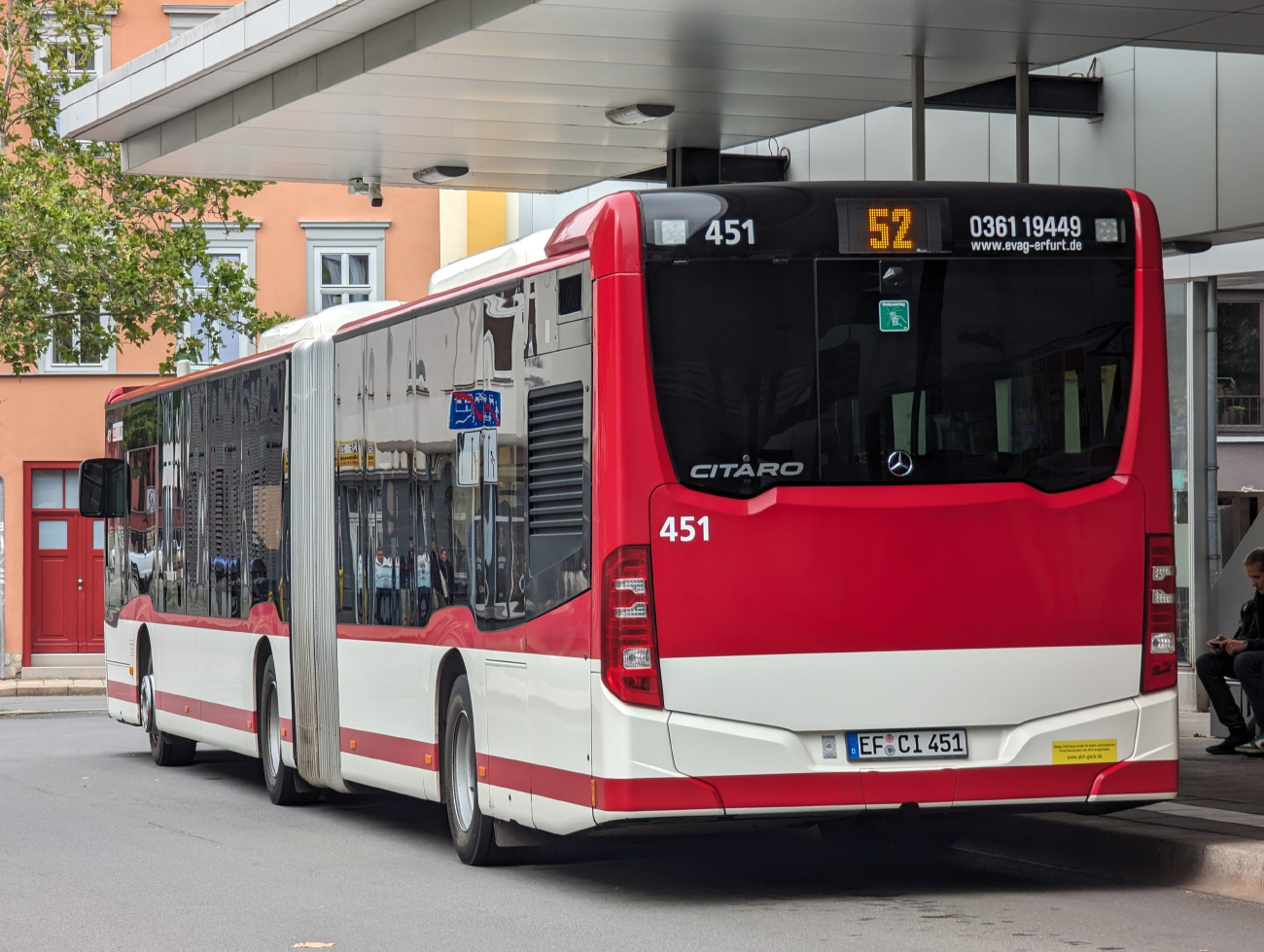 Erfurt, Mercedes-Benz Citaro C2 G # 451