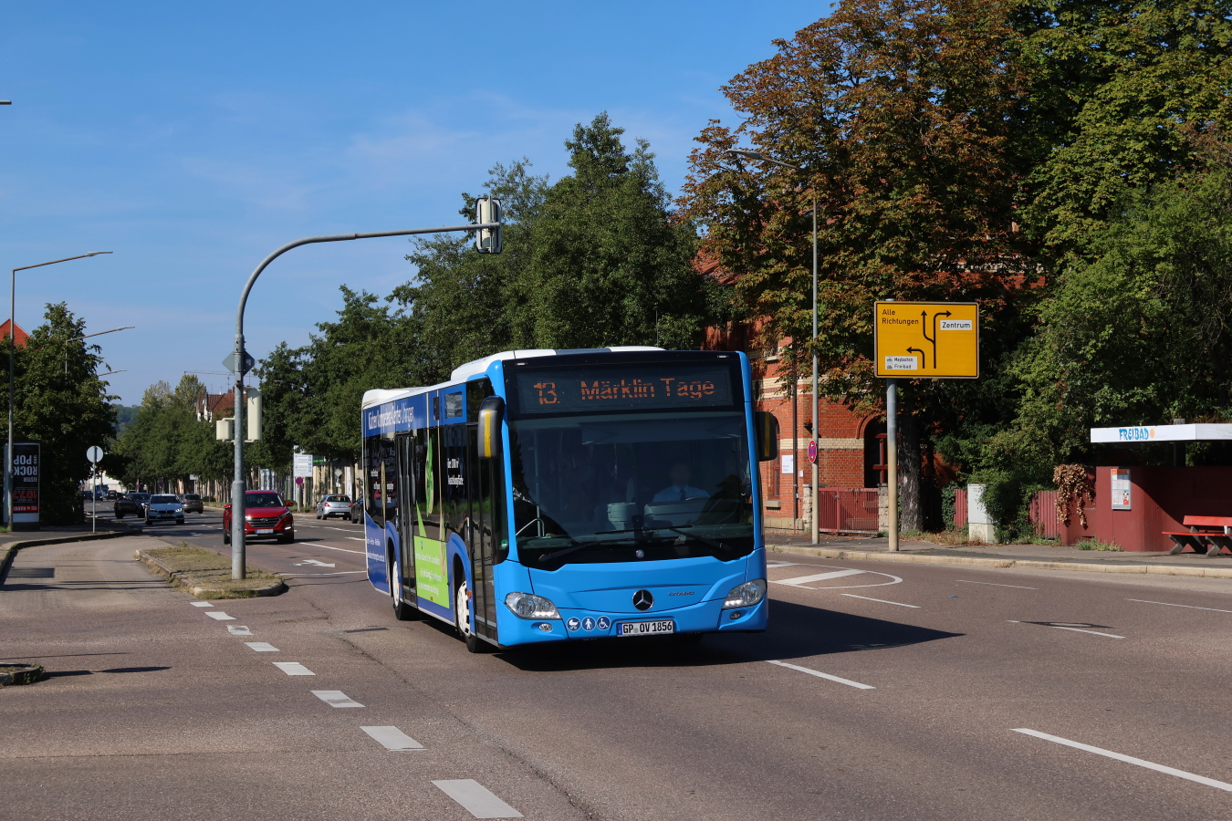 Гёппинген, Mercedes-Benz Citaro C2 № 56; Гёппинген — 38. IMA — 13. Märklintage — Shuttleverkehr