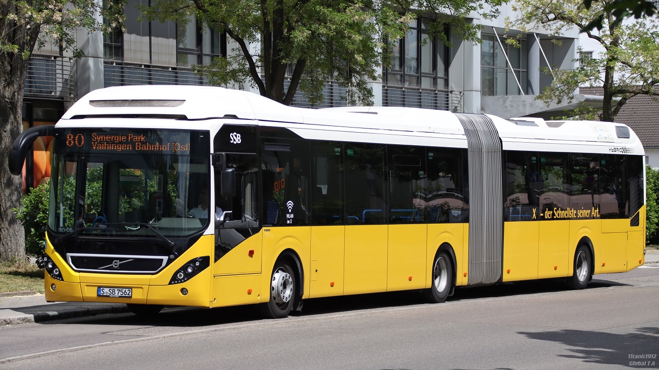 Stuttgart, Volvo 7900A Hybrid # 7562