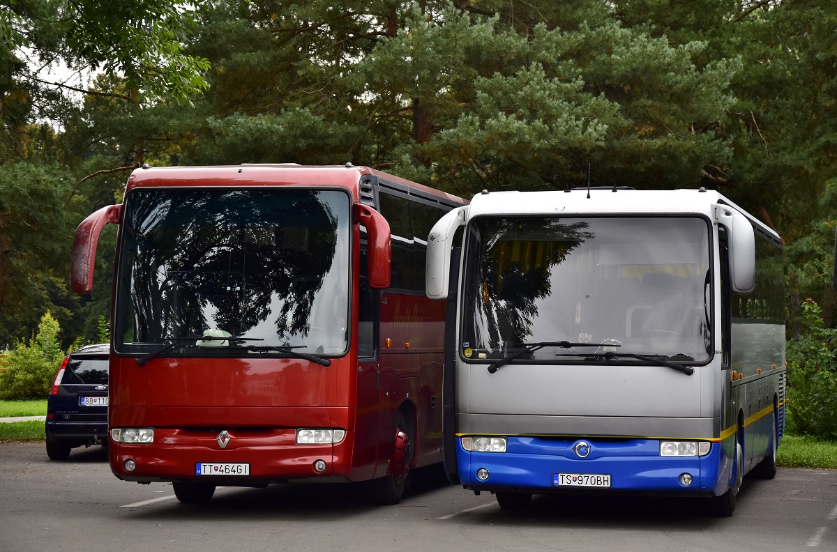 Trnava, Renault Iliade GTX № TT-464GI; Námestovo, Irisbus Iliade № TS-970BH