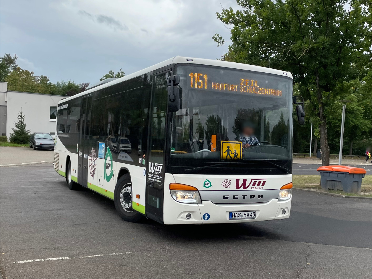 Haßfurt, Setra S415LE business №: HAS-HW 40