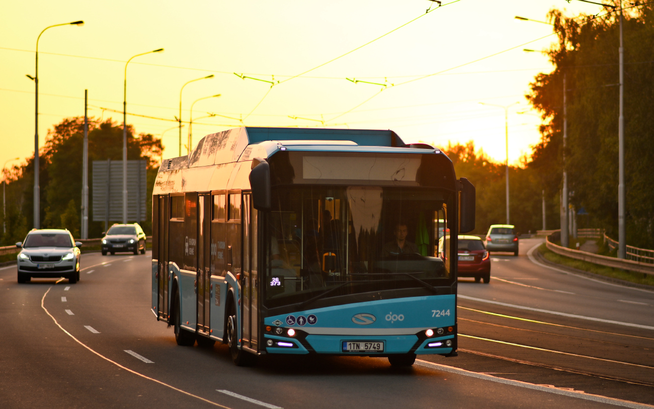 Ostrava, Solaris Urbino IV 12 CNG # 7244