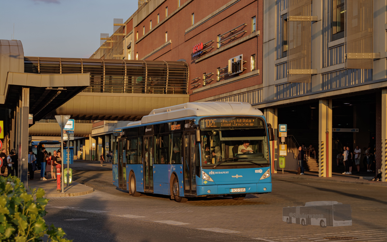 Budapest, Van Hool New A330 CNG # SCD-595