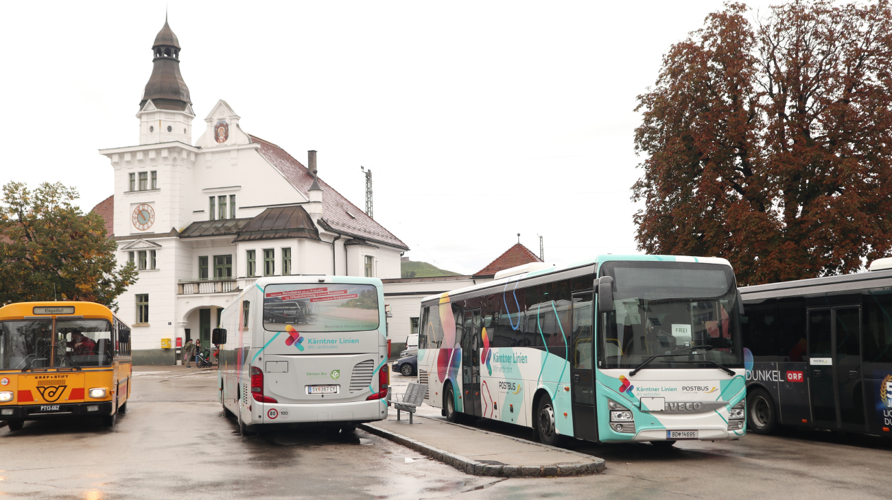 St. Veit an der Glan, Setra S415LE business # SV-367 CY; Klagenfurt, IVECO Crossway Line 12M # 14695