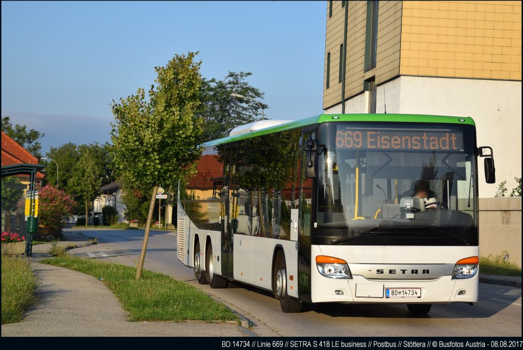Neusiedl am See, Setra S418LE business # 14734
