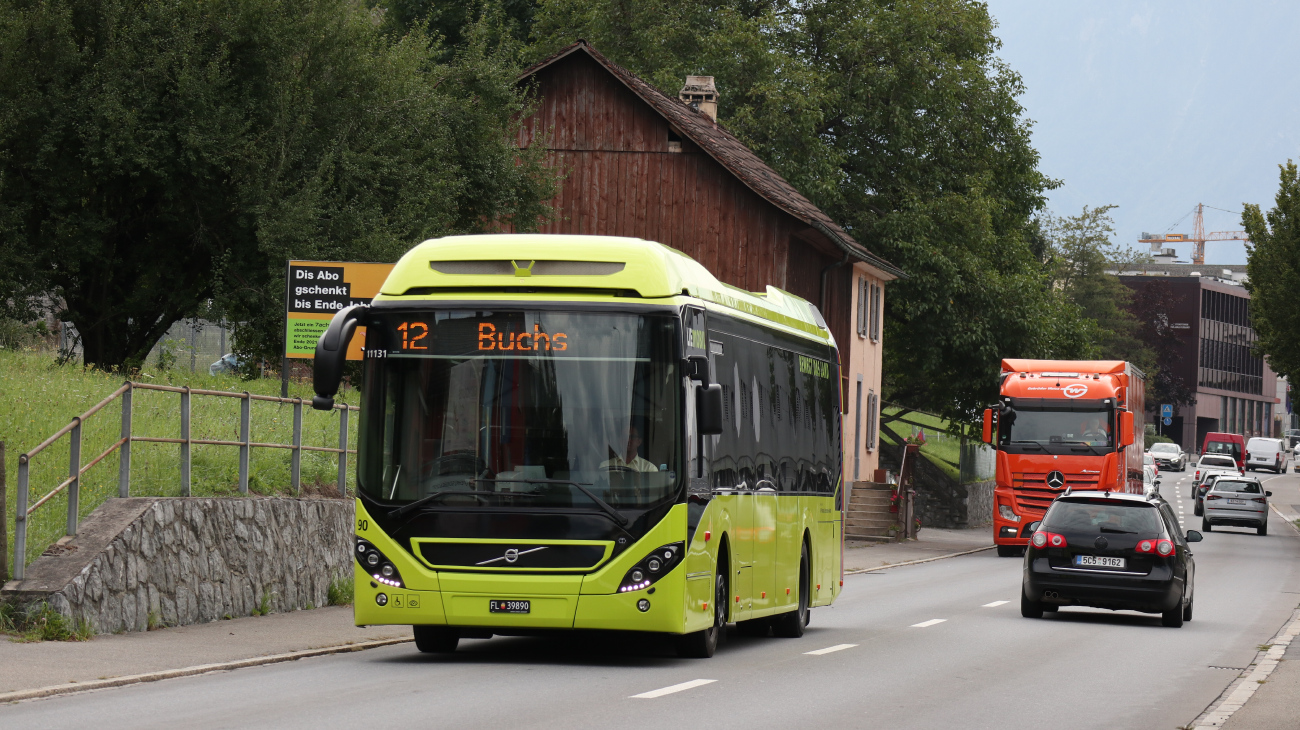 Vaduz, Volvo 7900 Hybrid # 90