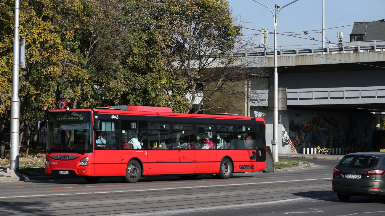 Bratislava, IVECO Urbanway 12M # 4043
