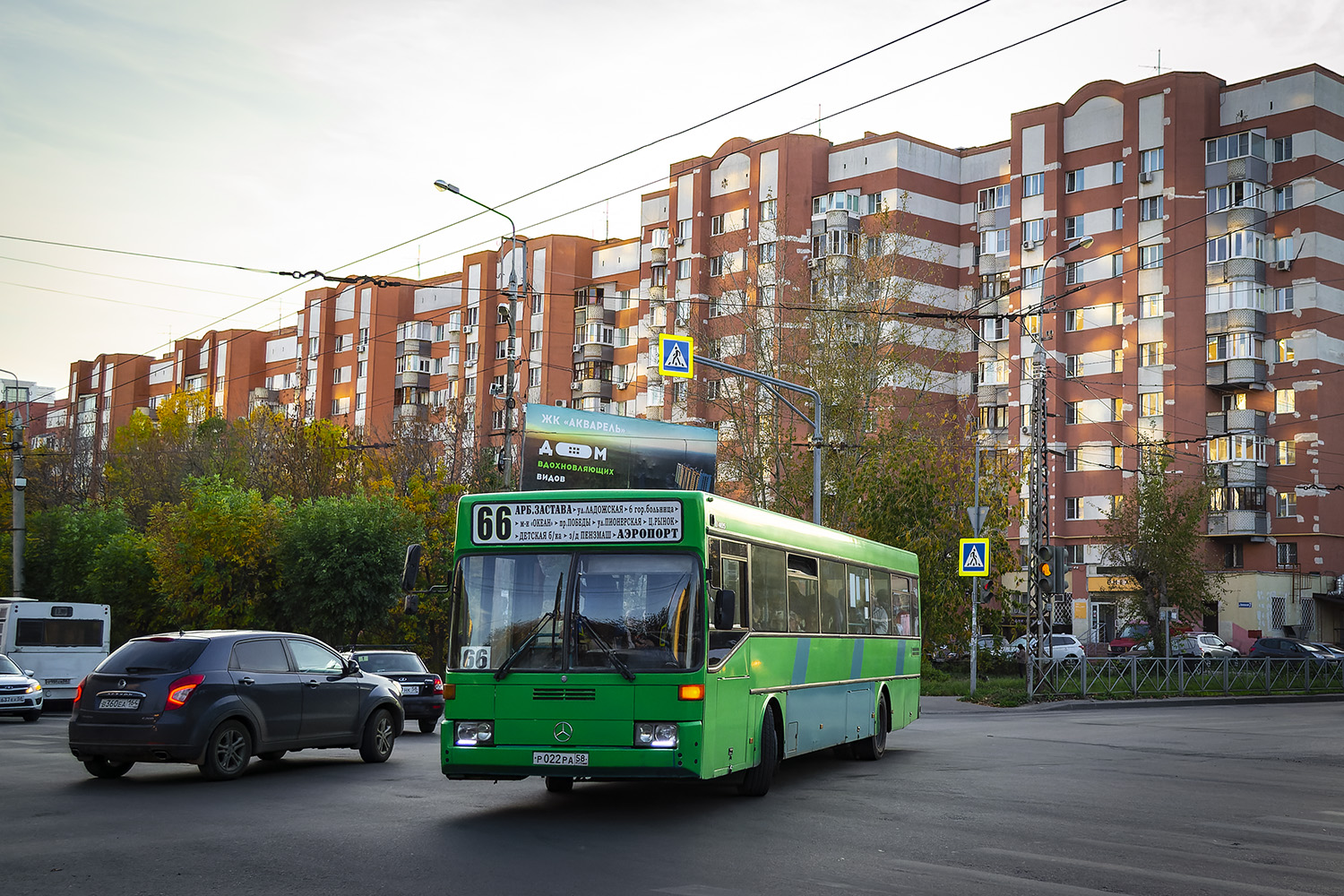 Penza, Mercedes-Benz O405 # Р 022 РА 58