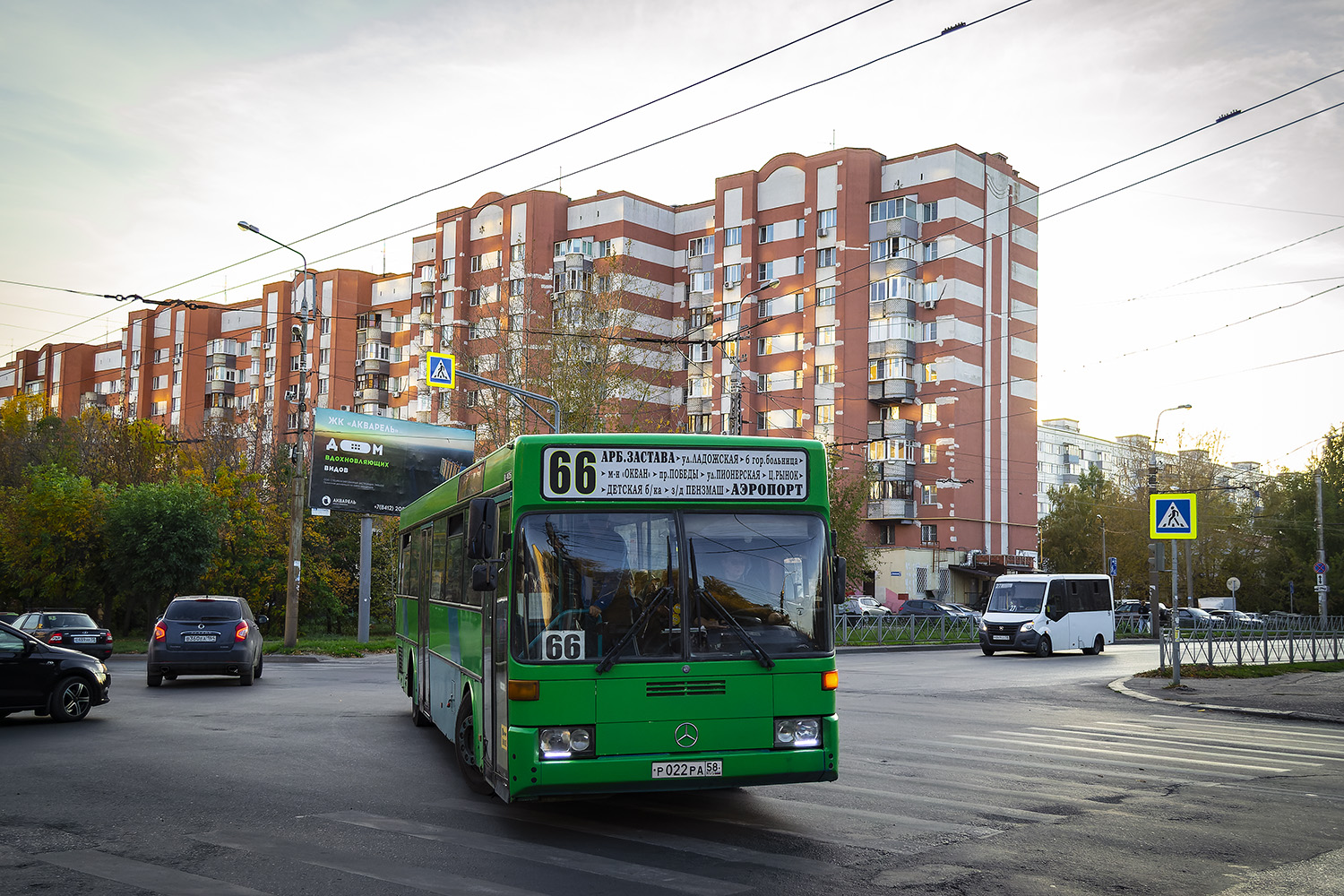 Penza, Mercedes-Benz O405 # Р 022 РА 58