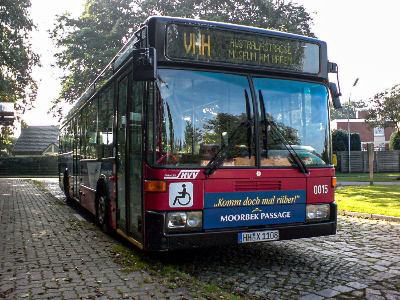 Гамбург, Mercedes-Benz O405N2 № 0015