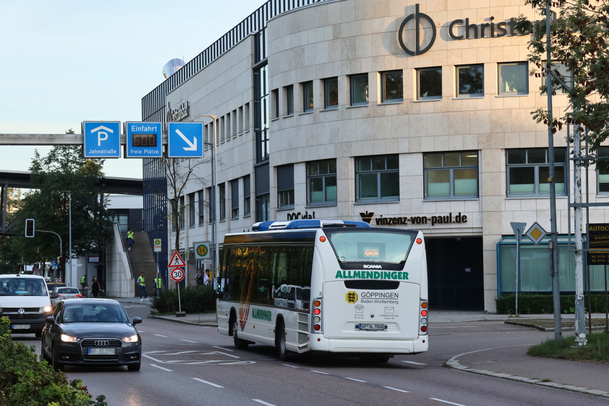 Göppingen, Scania Citywide LE # GP-AL 9008; Göppingen — Nacht der Ausbildung Göppingen 2023 — Shuttleverkehr