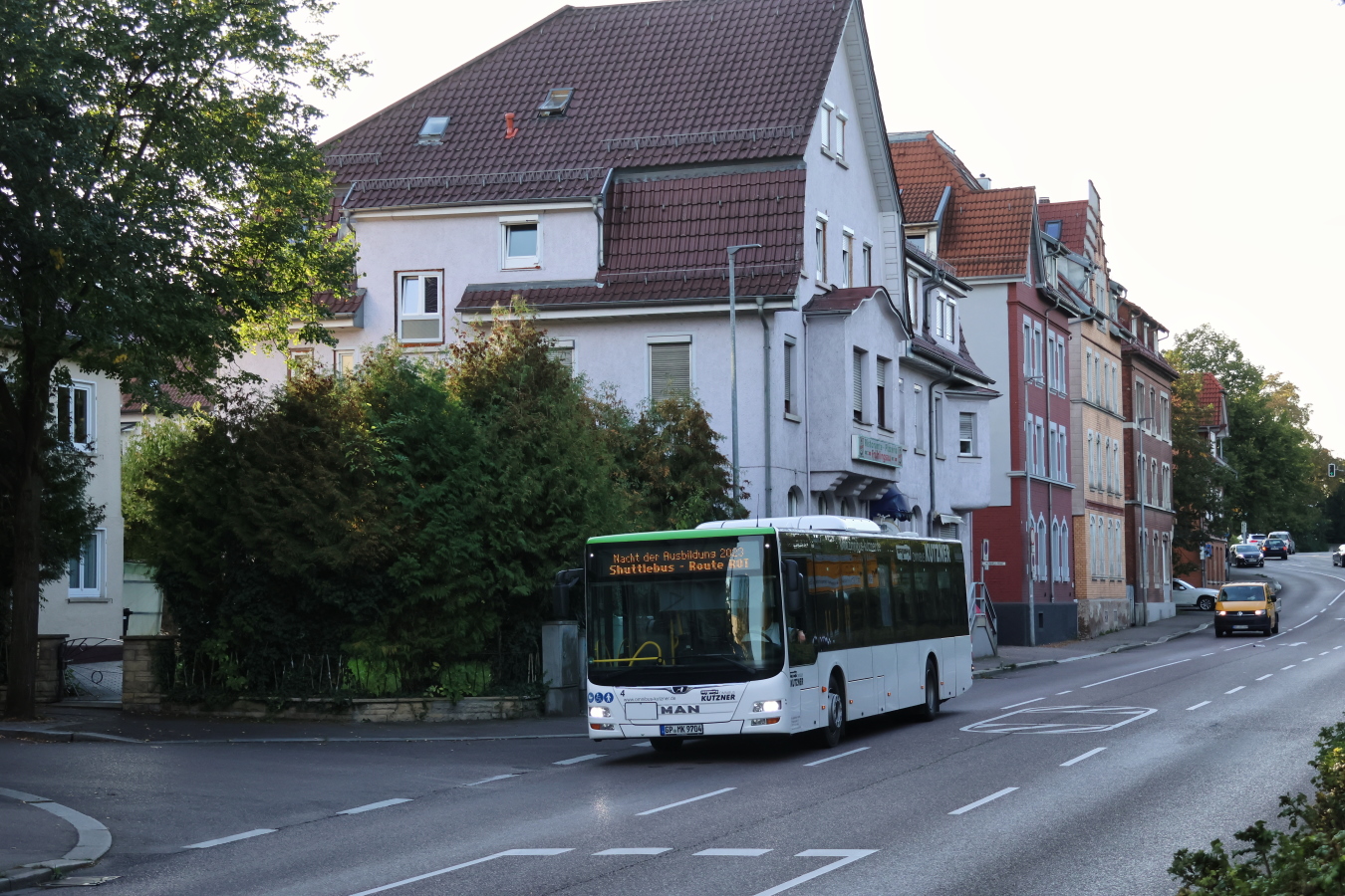 Göppingen, MAN A21 Lion's City NL363 # 4; Göppingen — Nacht der Ausbildung Göppingen 2023 — Shuttleverkehr