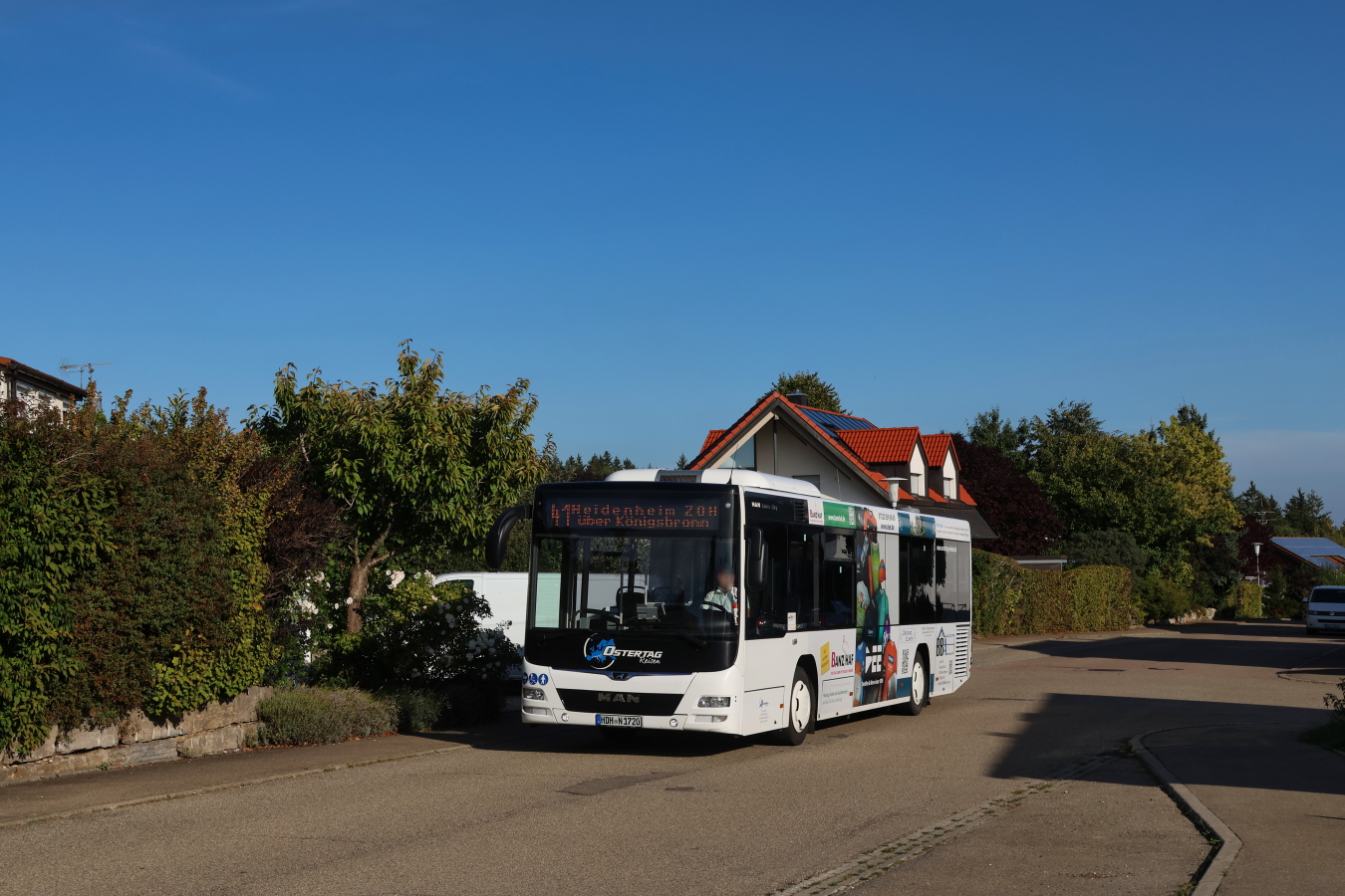 Heidenheim an der Brenz, MAN A78 Lion's City LE EL293 # HDH-N 1720