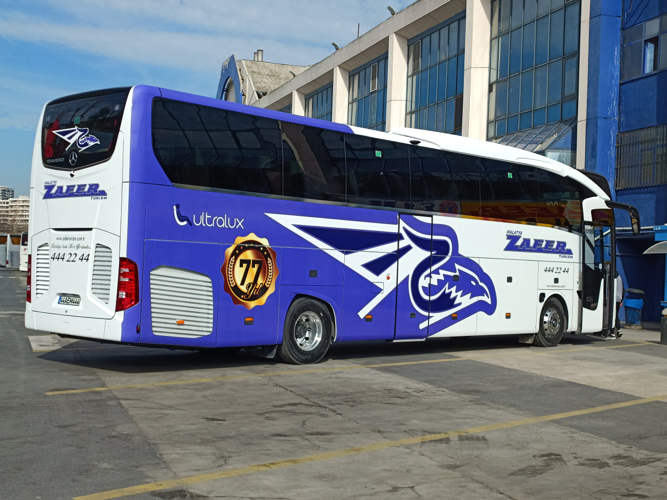 Malatya, Mercedes-Benz Travego III 16SHD M/2 (Türk) # 44 AEM 444
