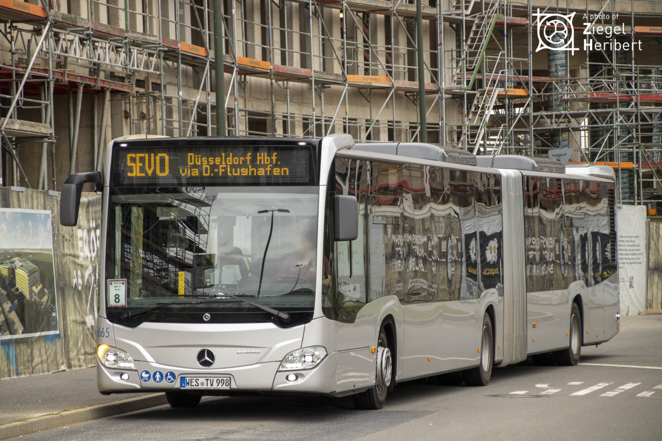 Wesel, Mercedes-Benz Citaro C2 G Hybrid # 9665