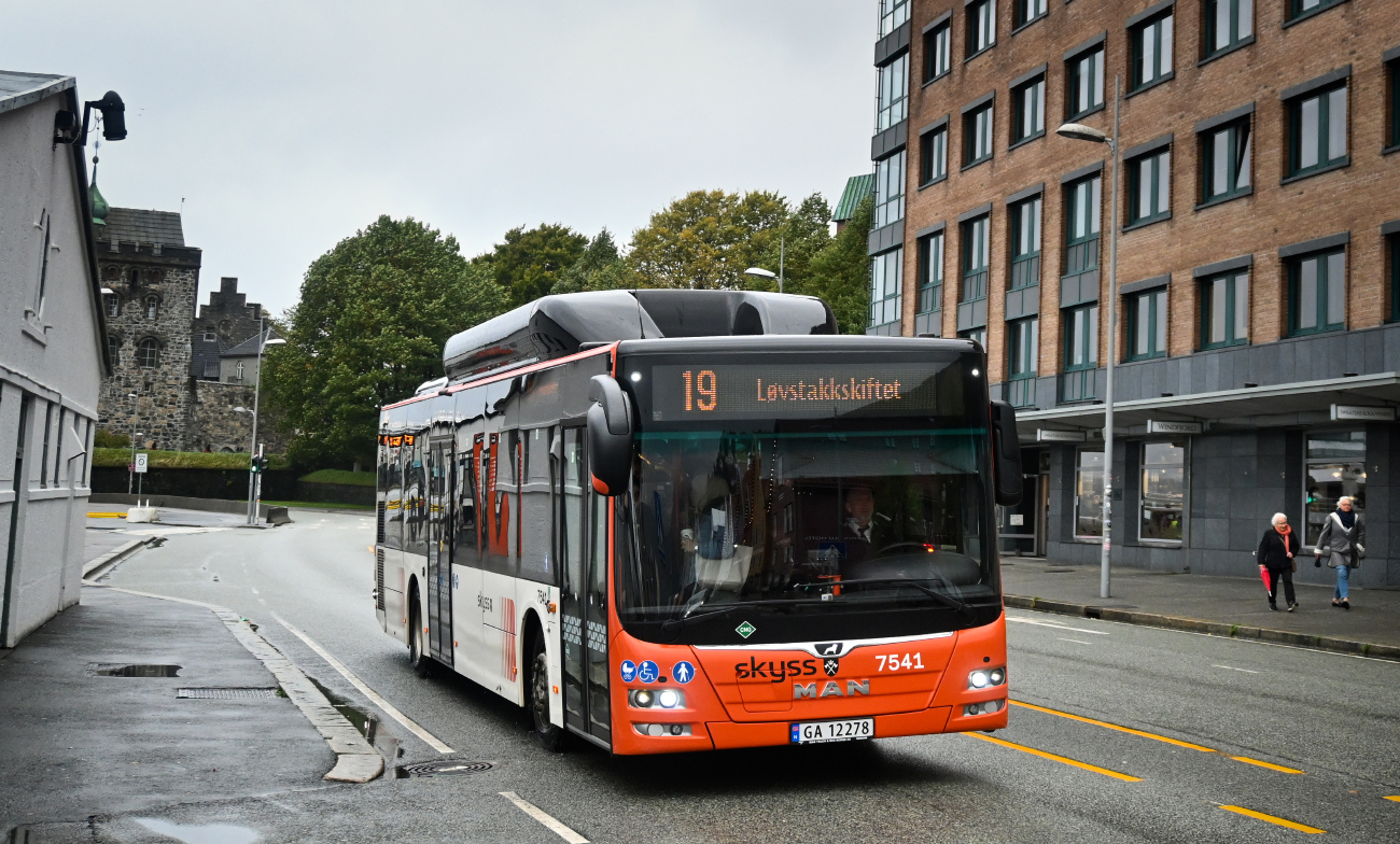 Bergen, MAN A21 Lion's City NL313 CNG # 7541
